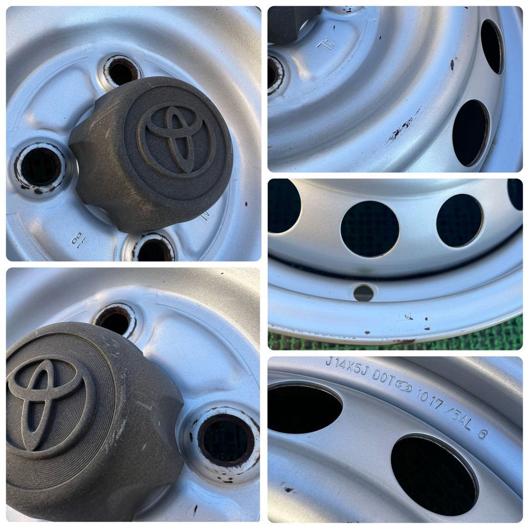 シ*イ様 トヨタ純正 プロボックス 14インチスチールホイール シルバー色 4本