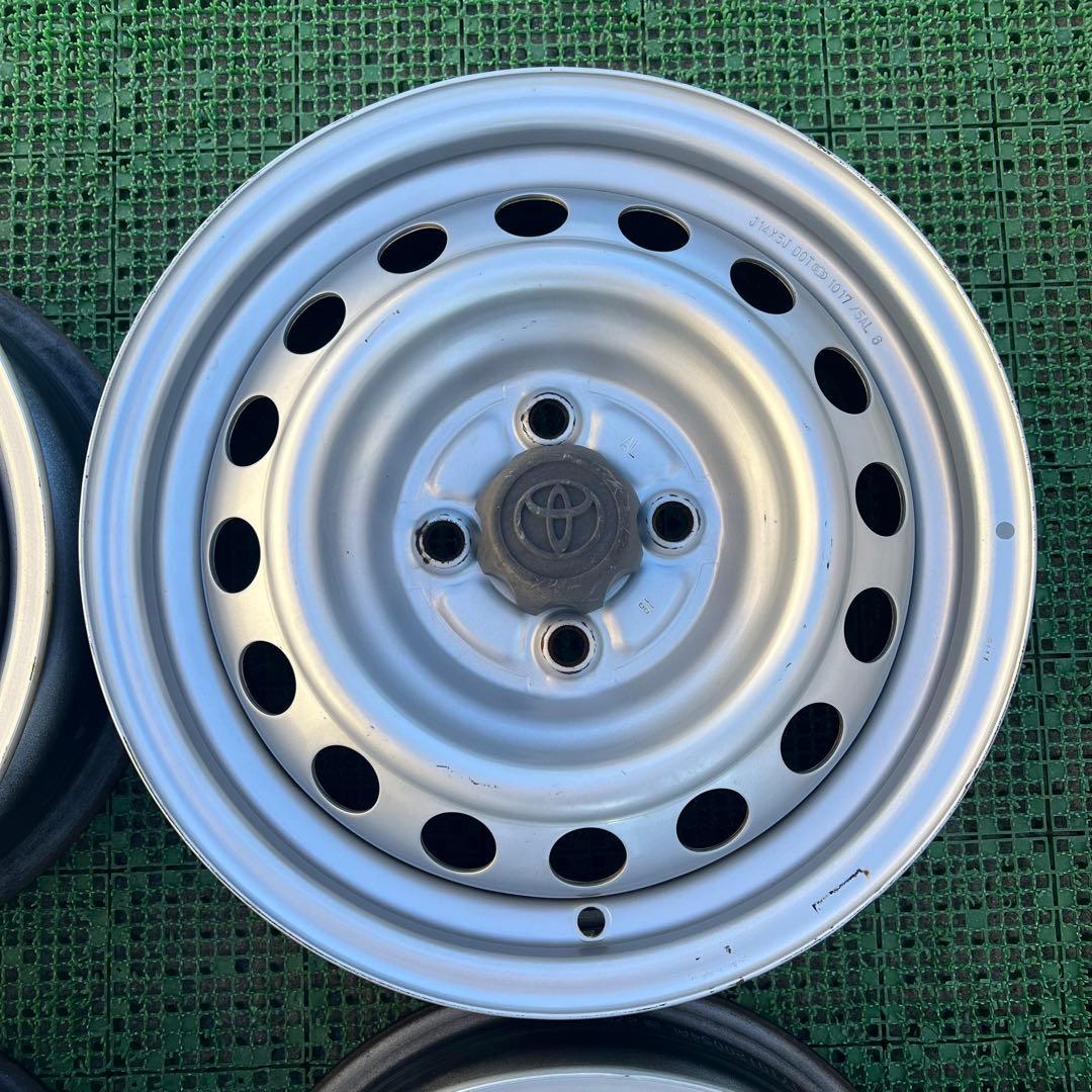 シ*イ様 トヨタ純正 プロボックス 14インチスチールホイール シルバー色 4本