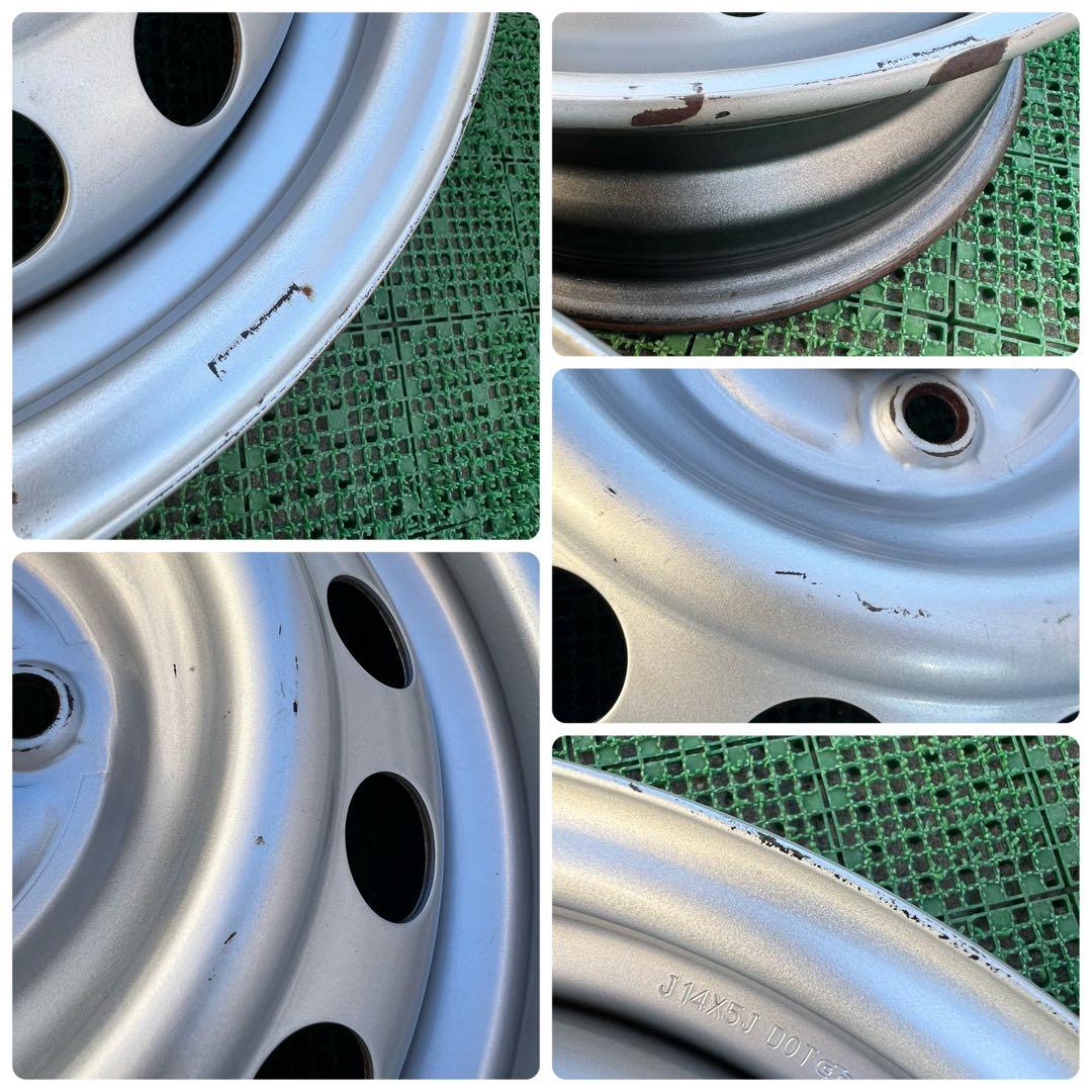 シ*イ様 トヨタ純正 プロボックス 14インチスチールホイール シルバー色 4本