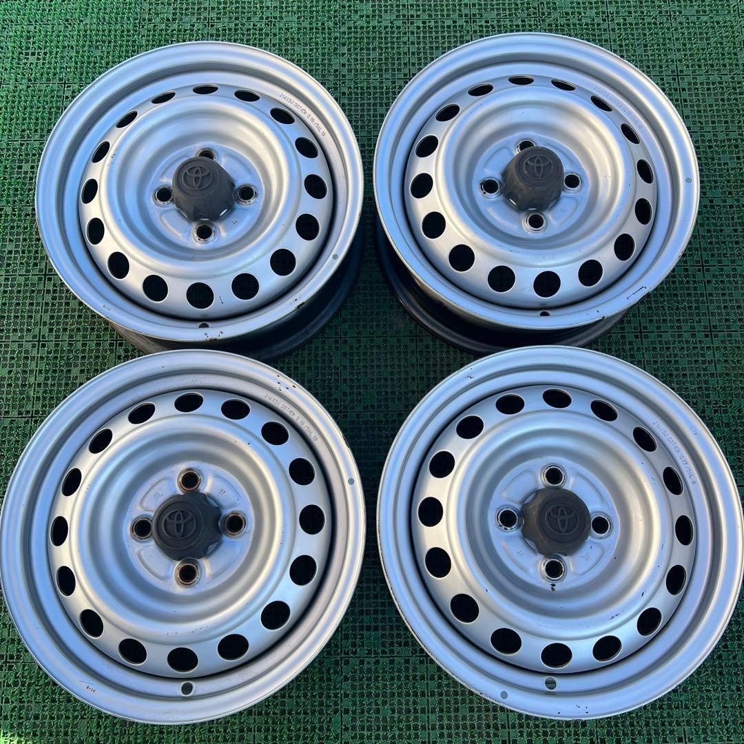 シ*イ様 トヨタ純正 プロボックス 14インチスチールホイール シルバー色 4本