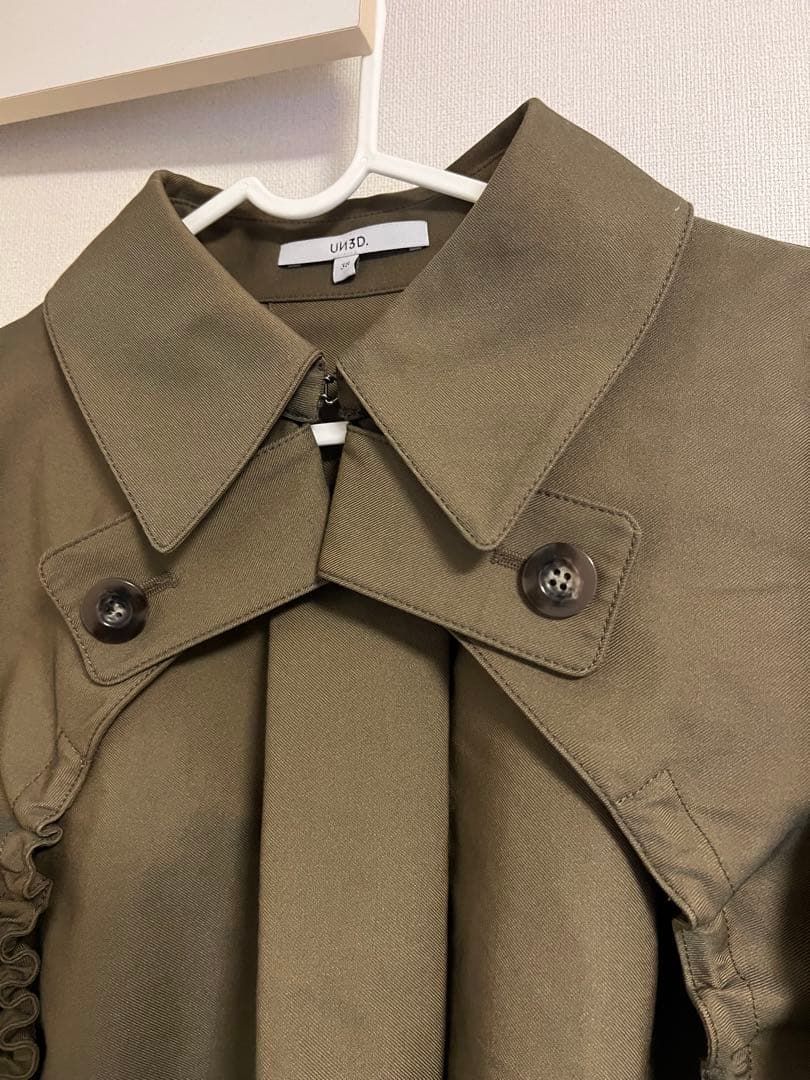 UN3D. トレンチショートブルゾン　セットアップ