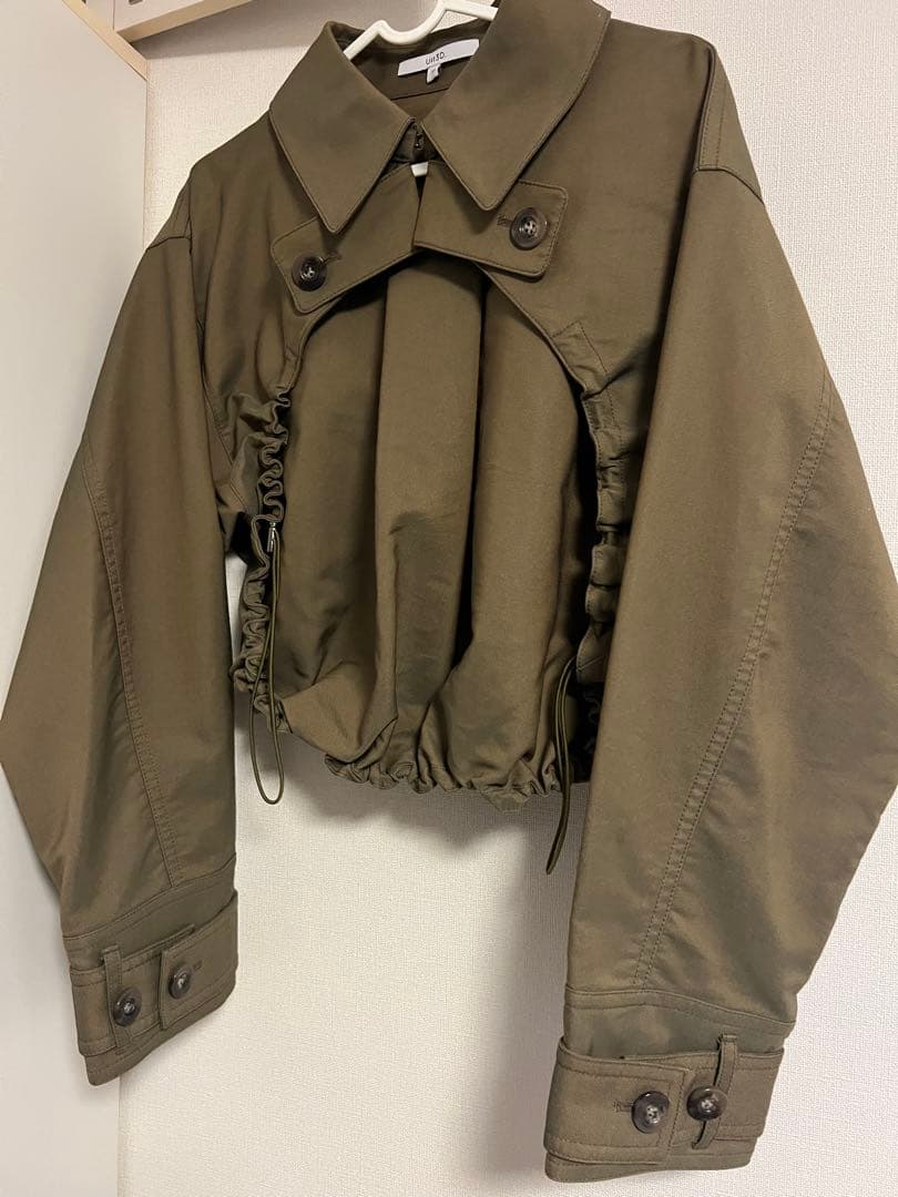 UN3D. トレンチショートブルゾン　セットアップ