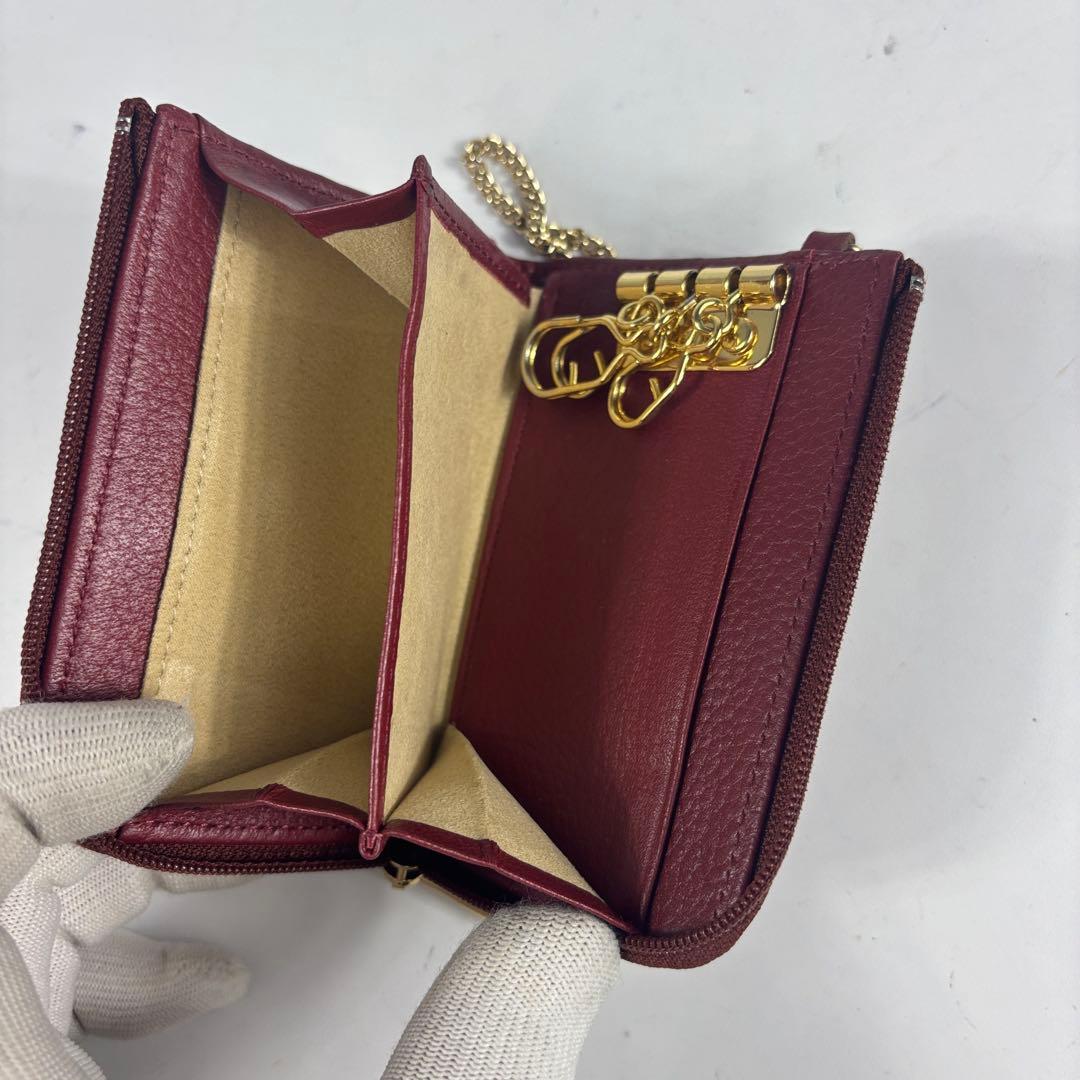 美品　ATAO アタオ ベル キーケース ケース　カードケース　ボルドー