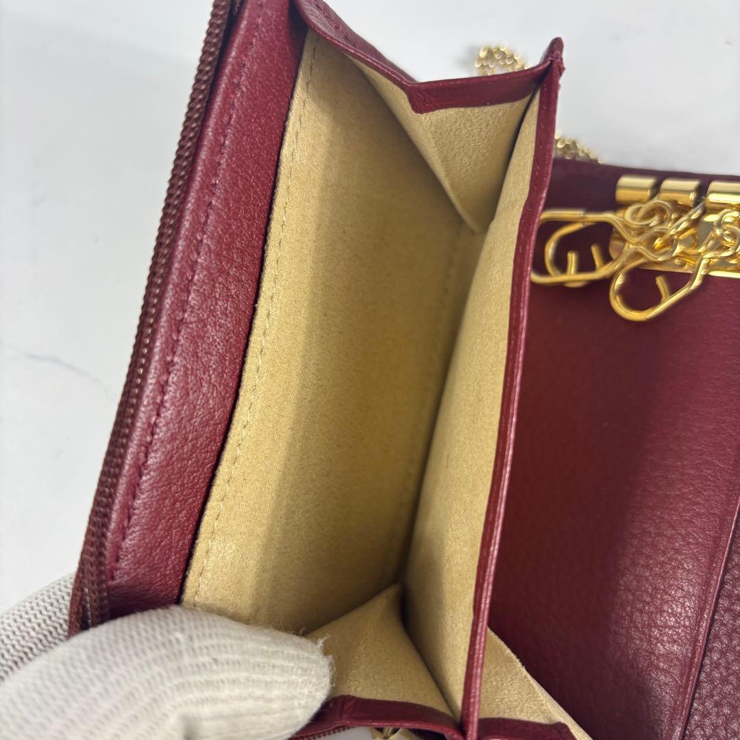 美品　ATAO アタオ ベル キーケース ケース　カードケース　ボルドー