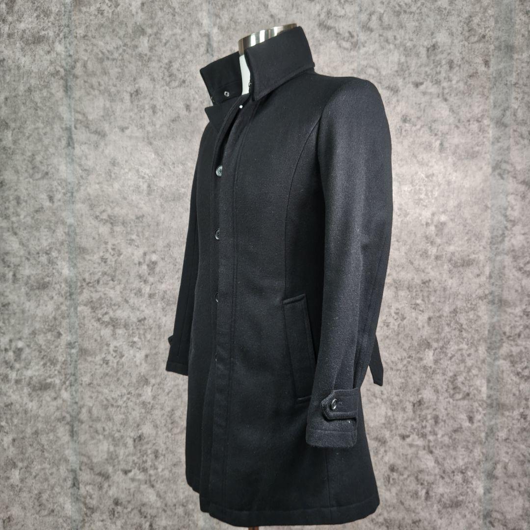 TORNADO MART トルネードマートメルトンウール コートベルト付 黒 M