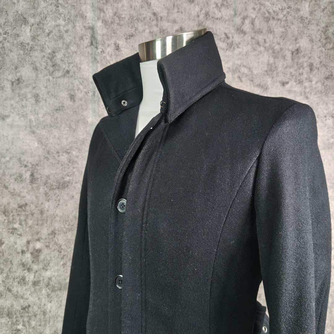 TORNADO MART トルネードマートメルトンウール コートベルト付 黒 M