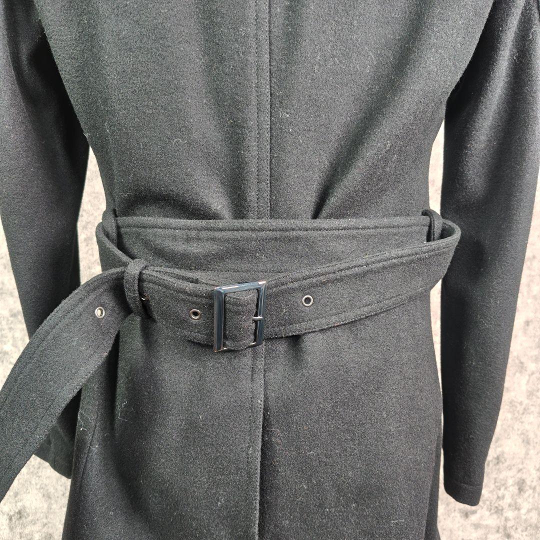 TORNADO MART トルネードマートメルトンウール コートベルト付 黒 M