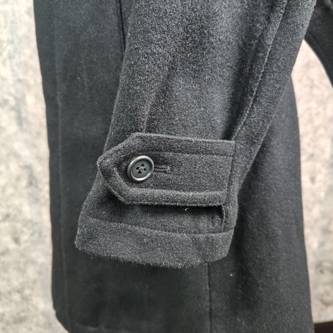 TORNADO MART トルネードマートメルトンウール コートベルト付 黒 M