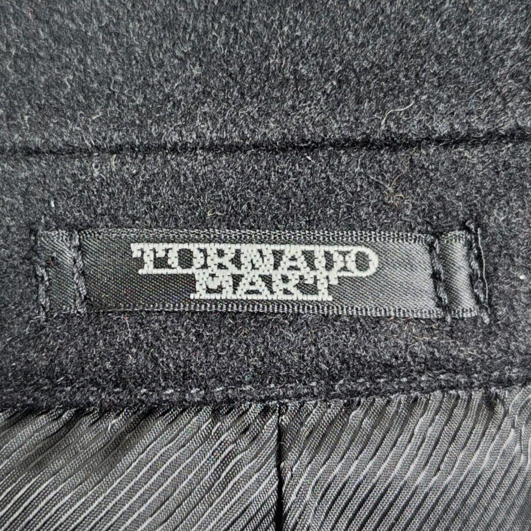 TORNADO MART トルネードマートメルトンウール コートベルト付 黒 M