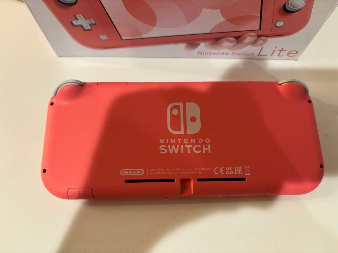 Nintendo Switch Lite コーラル本体R7.8月購入2025年製