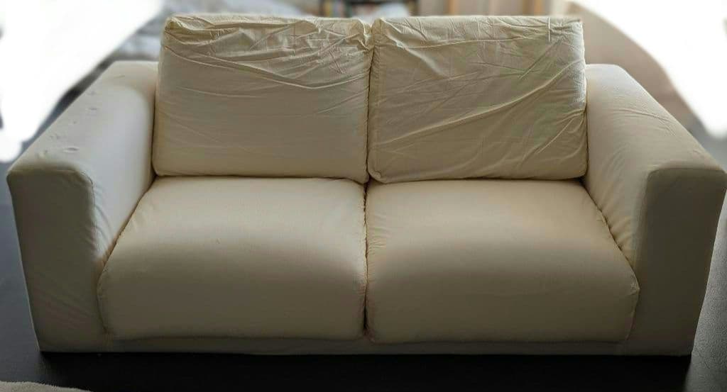 無印　ウレタンポケットコイルソファ　2.5シーター【本体のみ】