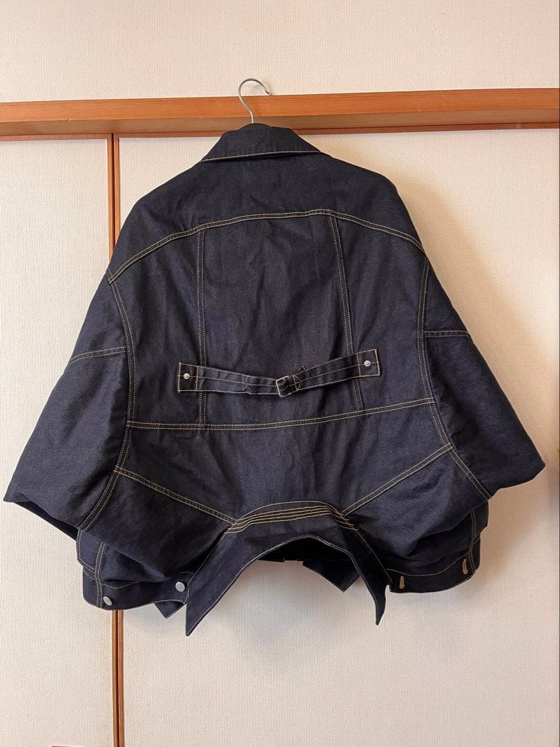 Eve衣装色違いbeautiful people ダブルエンドデニムブルゾン40