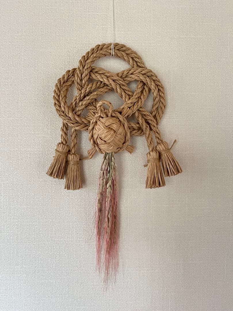 お正月飾り　しめ縄　亀　縁起物　インテリア　しめ飾り　冬　干支　馬