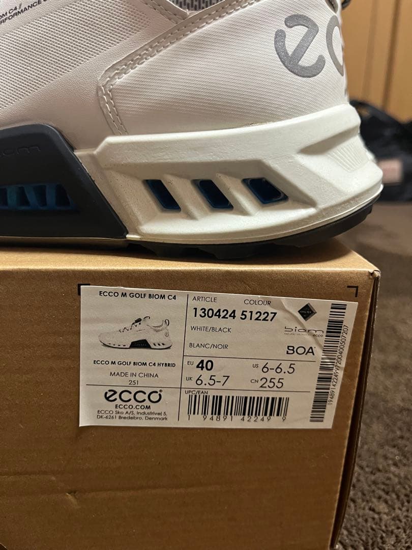 エコー バイオム ECCO BIOM C4 BOA ゴルフシューズ ホワイト