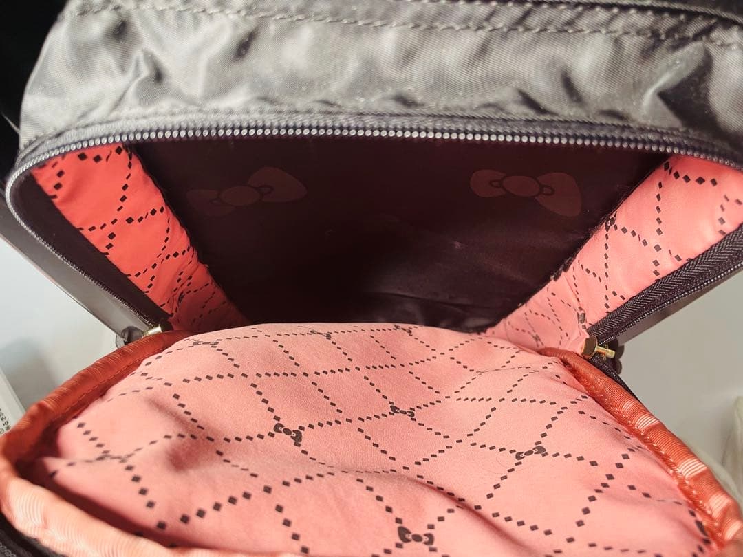 【美品】スワニー×ハローキティ　コラボ　キャリーバッグ