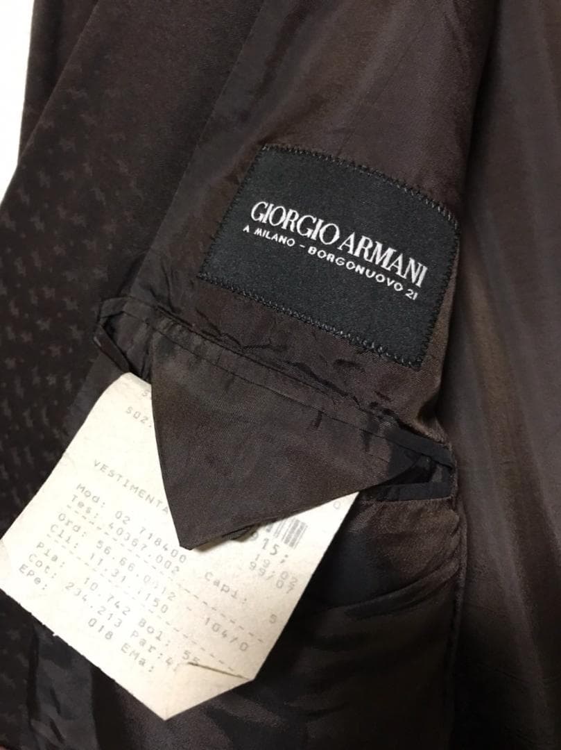 GIORGIO ARMANI　シルクジャケット