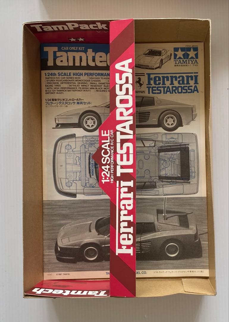 タミヤ　1/24 タムテック RC フェラーリ　テスタロッサ