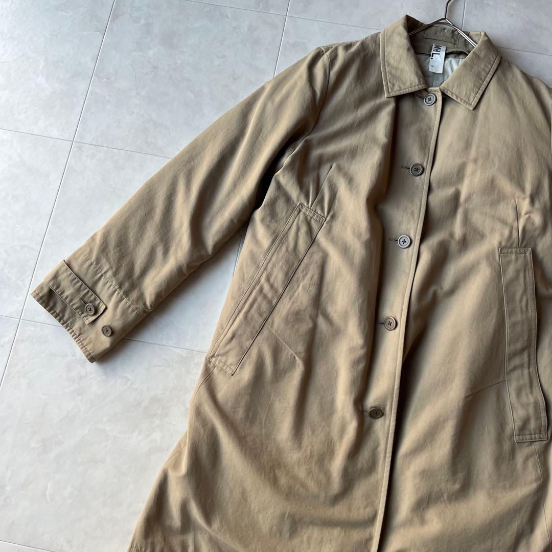 MHL. エムエイチエル ダウンライナー付 ステンカラーコート ベージュ 3