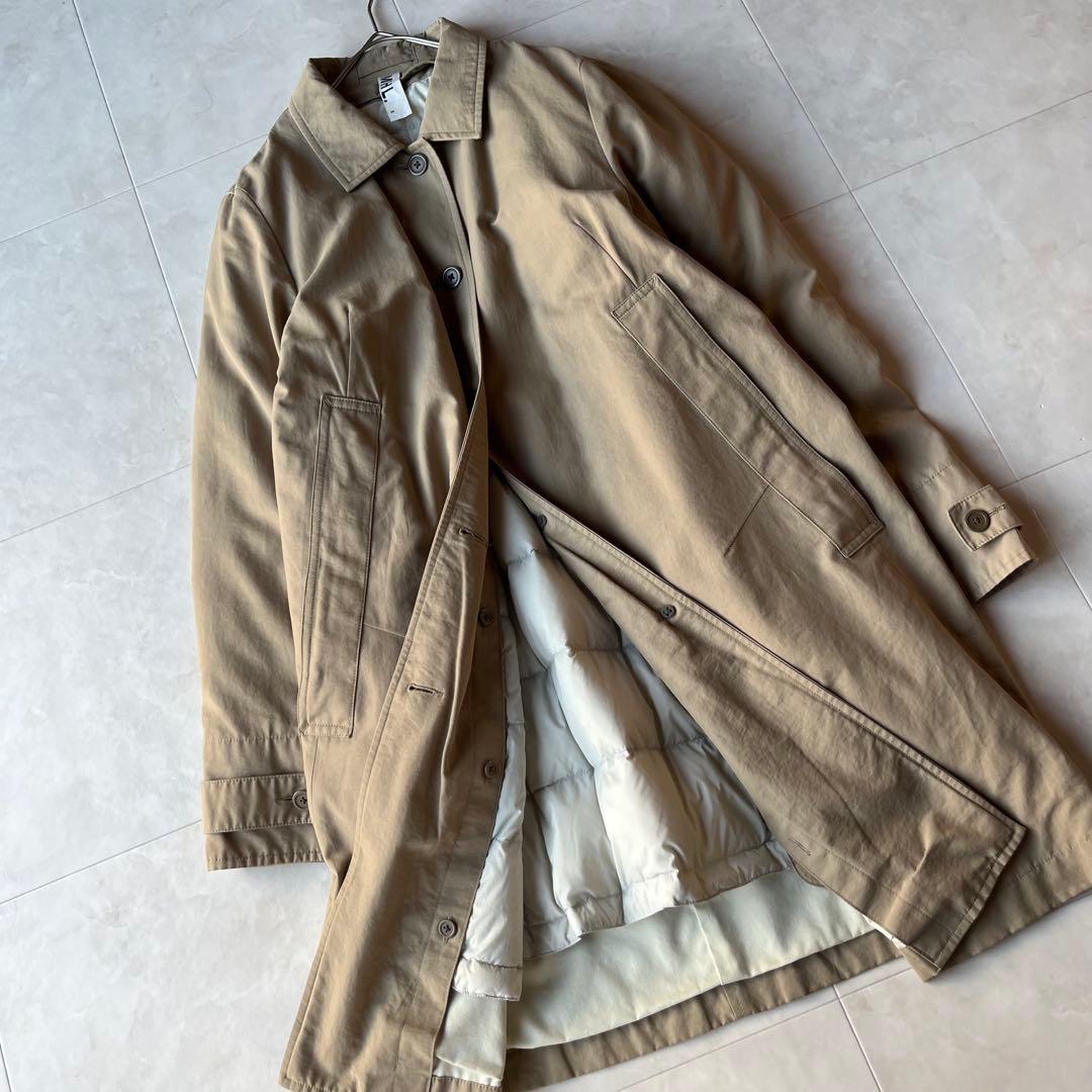 MHL. エムエイチエル ダウンライナー付 ステンカラーコート ベージュ 3