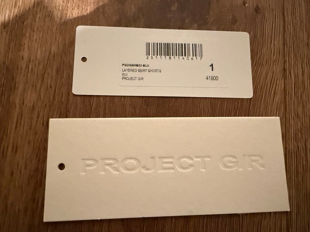 パンツ project G/R LAYERED SKIRT SHORTS 1
