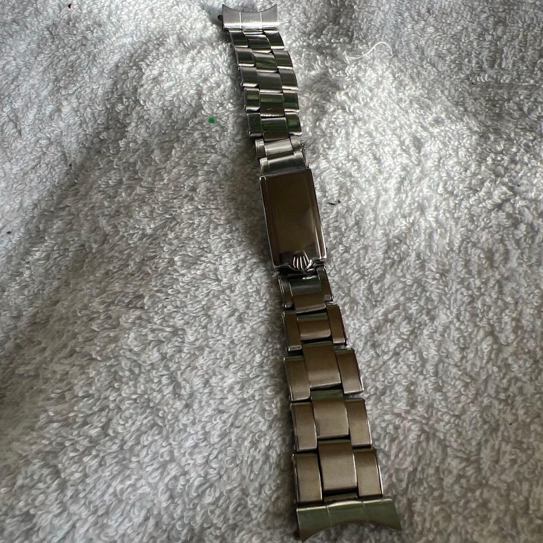 ビ*ア様 ロレックス純正リベットブレス　19ミリ幅