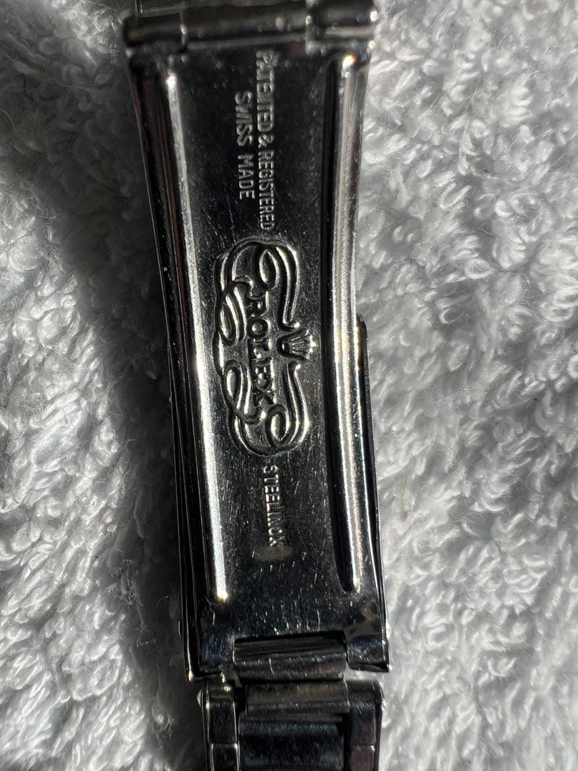 ビ*ア様 ロレックス純正リベットブレス　19ミリ幅