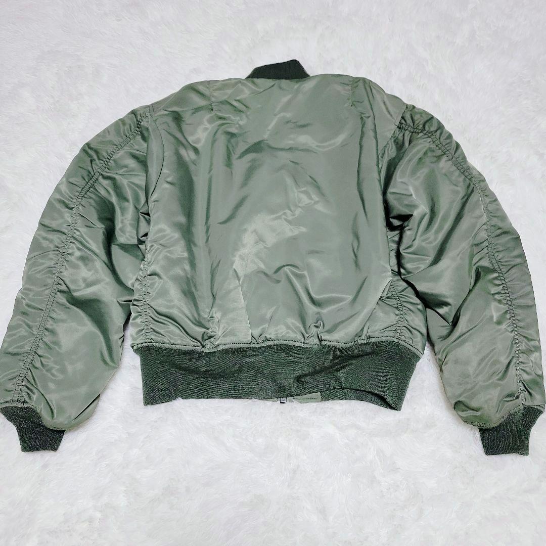 90's✨PRACT MA-1 フライトジャケット 短丈リバーシブル L