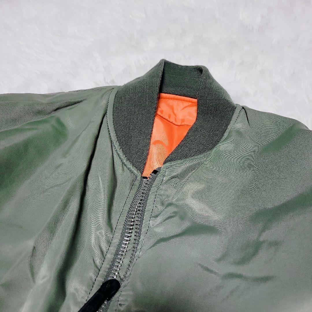 90's✨PRACT MA-1 フライトジャケット 短丈リバーシブル L