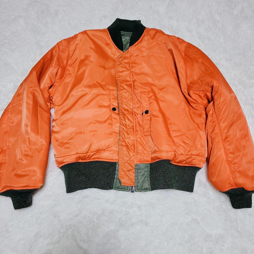 90's✨PRACT MA-1 フライトジャケット 短丈リバーシブル L