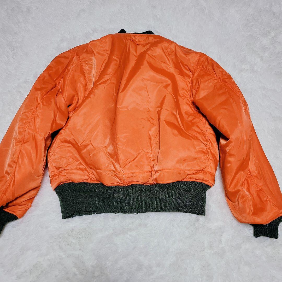 90's✨PRACT MA-1 フライトジャケット 短丈リバーシブル L