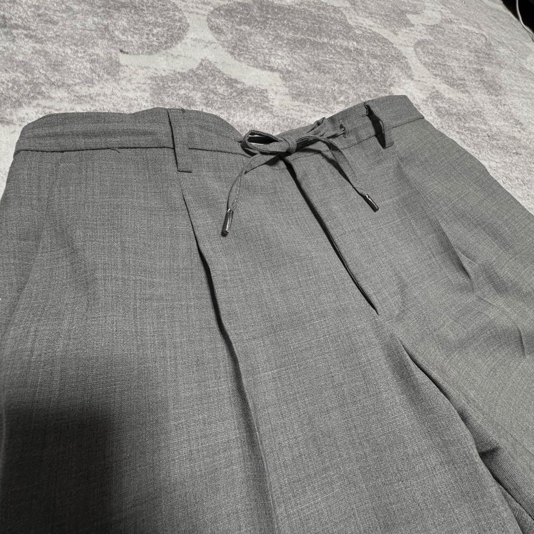 ブリリア1949 干場氏別注イージースラックスパンツ 46 クリーニング済み