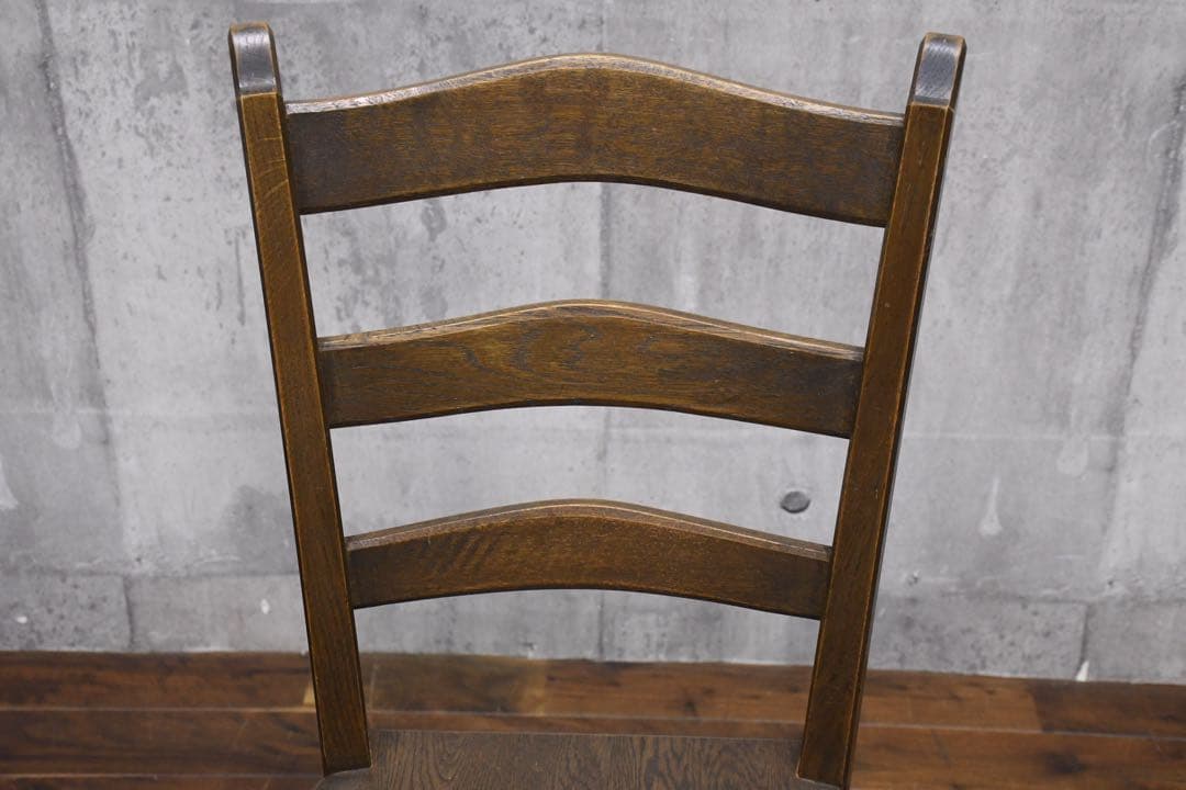 EHK68 永田良介商店 ラダーバック ダイニングチェア ナラ材(オーク材)