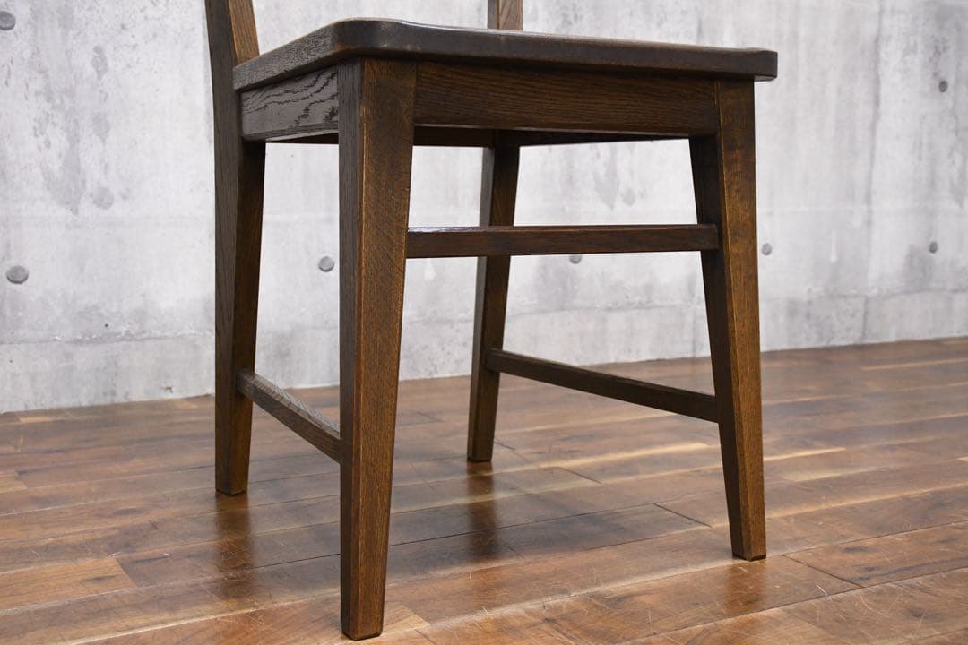 EHK68 永田良介商店 ラダーバック ダイニングチェア ナラ材(オーク材)