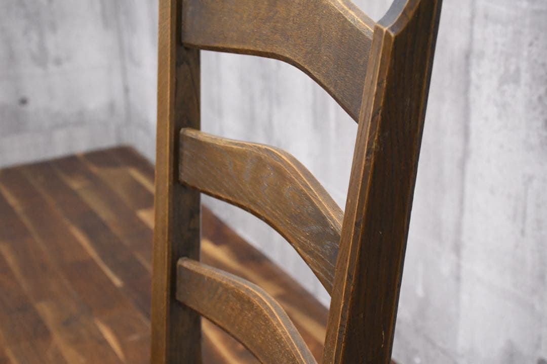 EHK68 永田良介商店 ラダーバック ダイニングチェア ナラ材(オーク材)