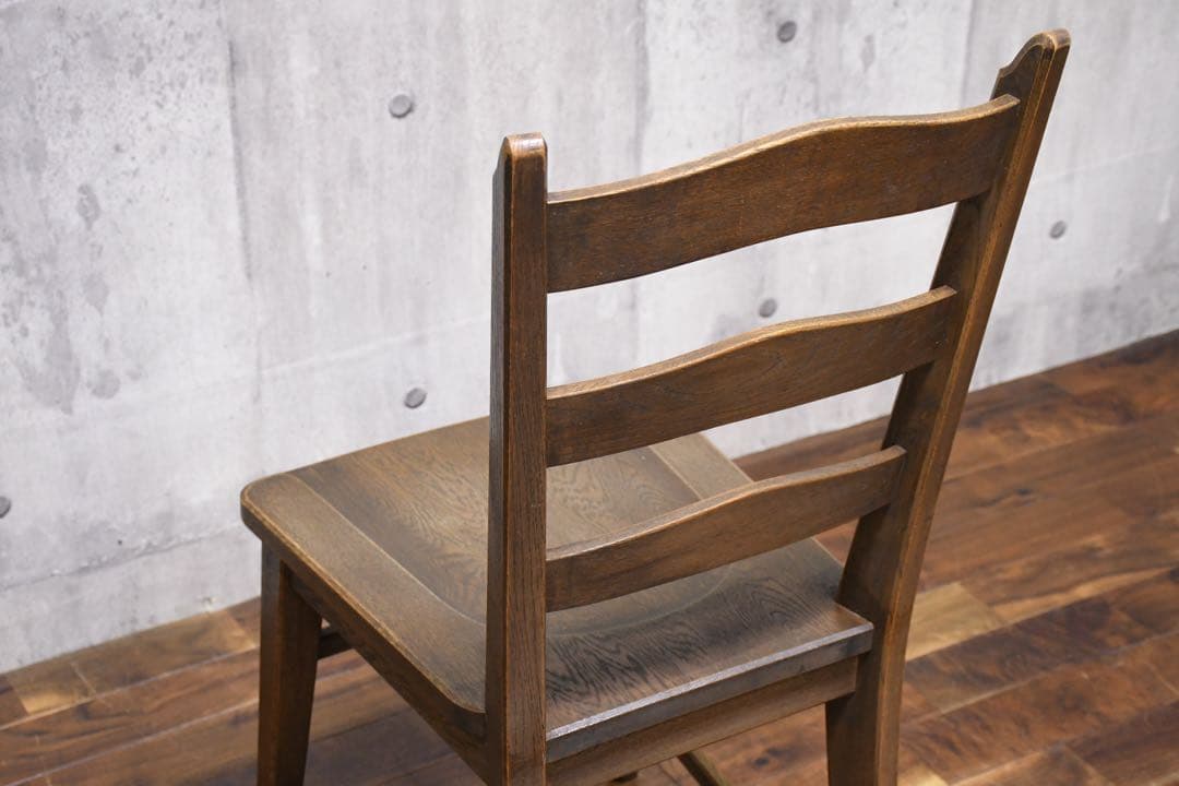 EHK68 永田良介商店 ラダーバック ダイニングチェア ナラ材(オーク材)
