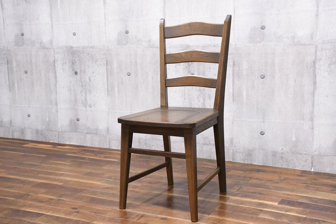 EHK68 永田良介商店 ラダーバック ダイニングチェア ナラ材(オーク材)