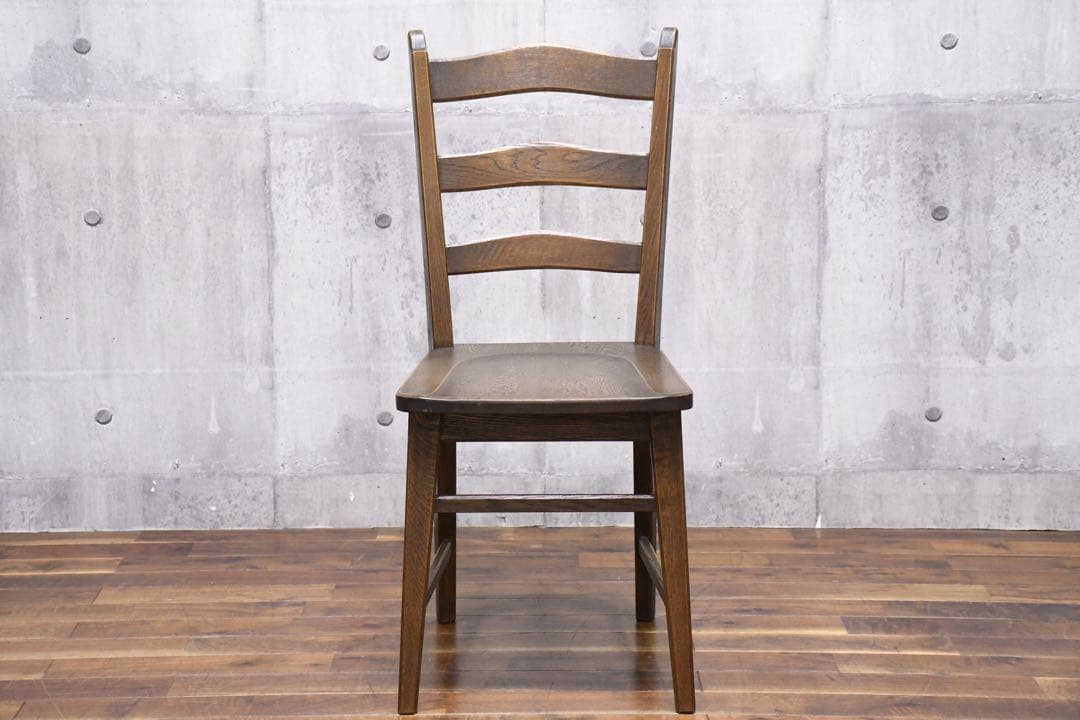 EHK68 永田良介商店 ラダーバック ダイニングチェア ナラ材(オーク材)