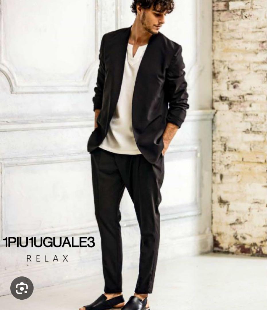 1PIU1UGUALE3 RELAX メンズ カジュアルスーツ 上下セット