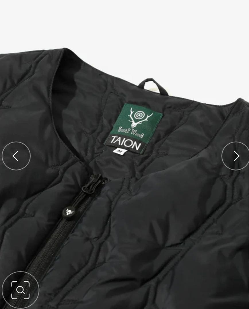【新品】South2 West8 x TAION Inner Down Vest