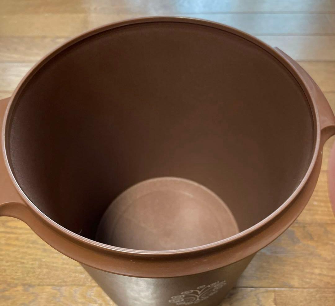 な*マ様 保存容器セット タッパーウェア ブラウン ピンク 2個