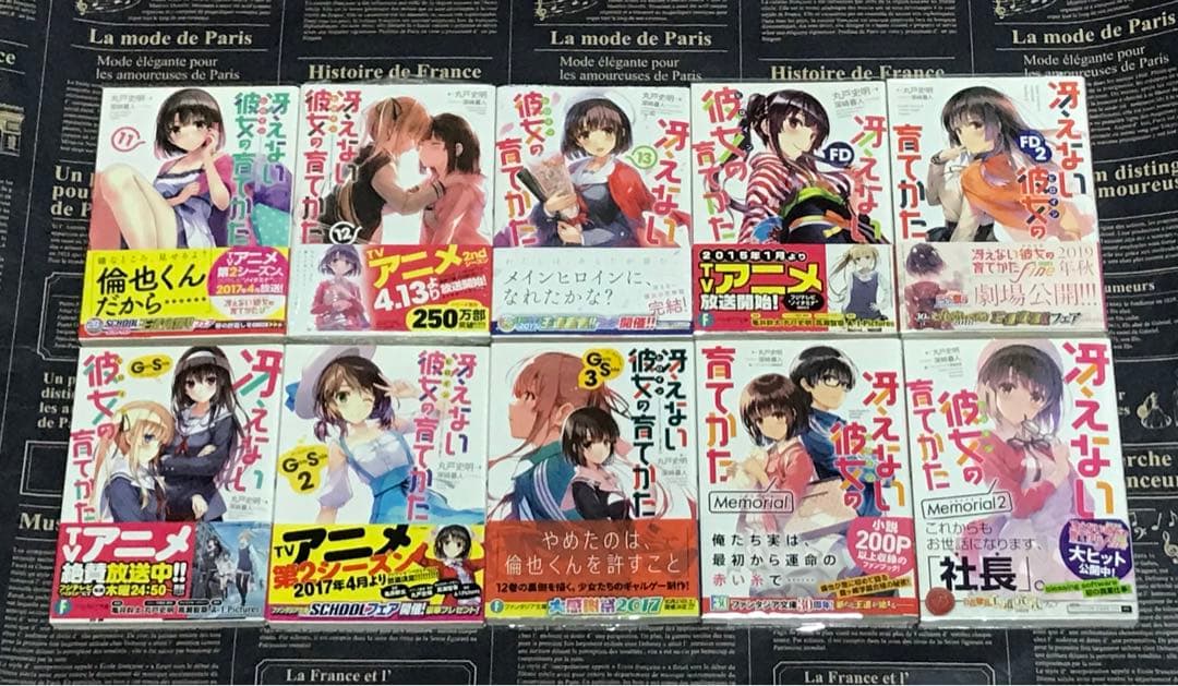 冴えない彼女の育てかた 全巻 セット 全巻 初版 帯付き 20冊 冴えカノ