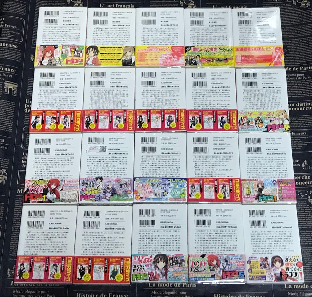 冴えない彼女の育てかた 全巻 セット 全巻 初版 帯付き 20冊 冴えカノ