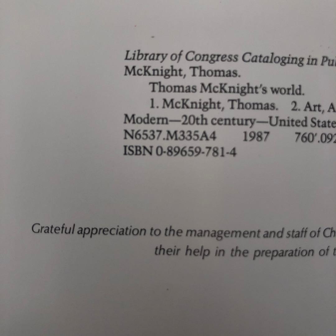 THOMAS McKNIGHT'S WORLD サイン入り版 (311/950)