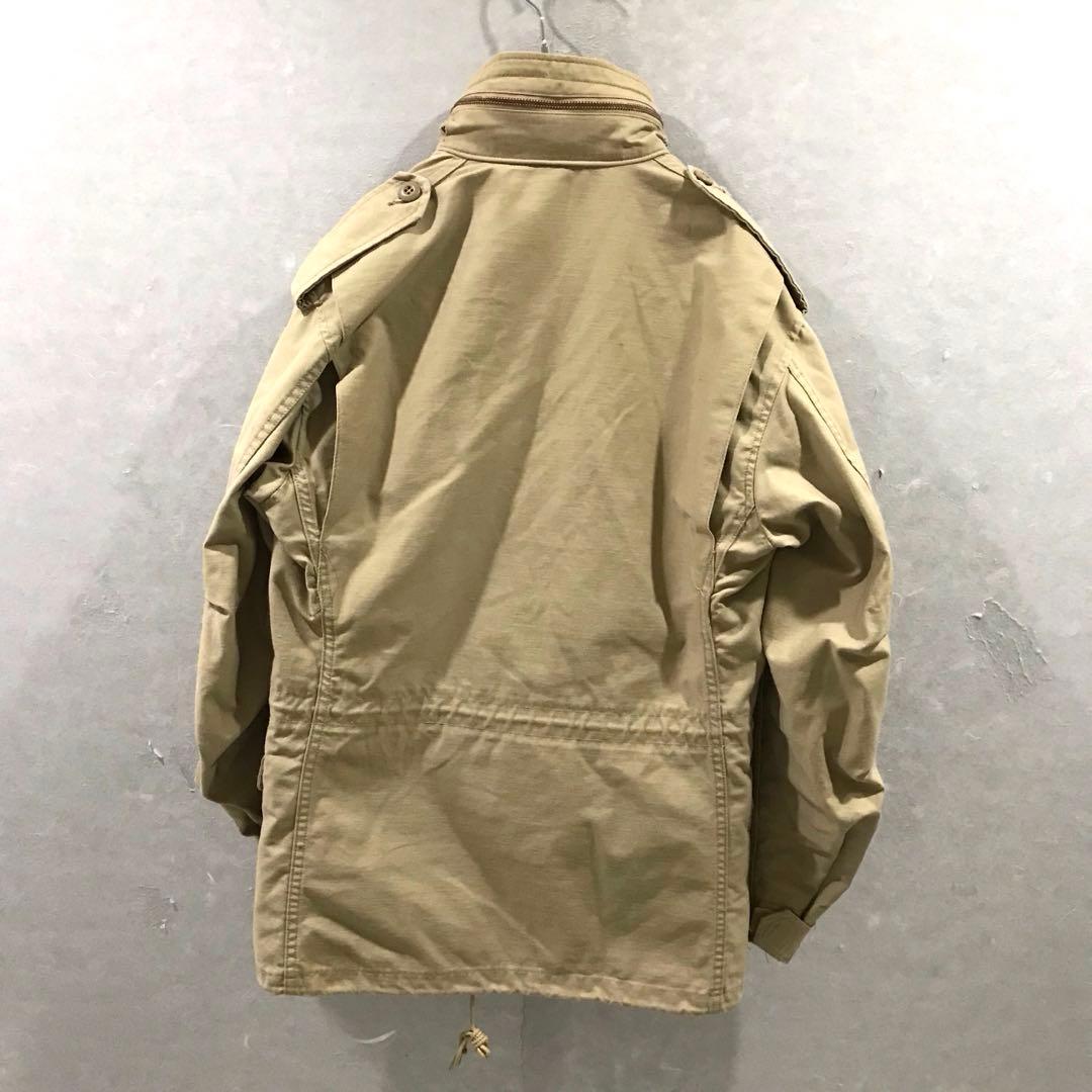 90ｓ ＵＳＡ製 ＡＬＰＨＡ Ｍ-65 フィールドジャケット ヴィンテージ Ｓ