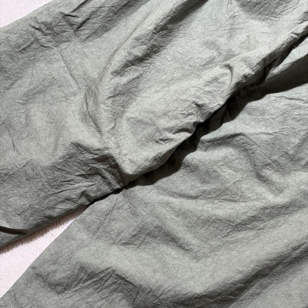 中川政七商店　タイプライター生地のもんぺパンツ　コットンリネン　ゆったり　L