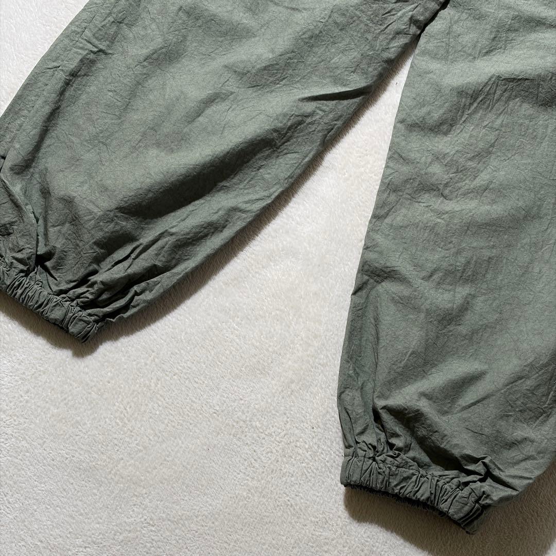 中川政七商店　タイプライター生地のもんぺパンツ　コットンリネン　ゆったり　L