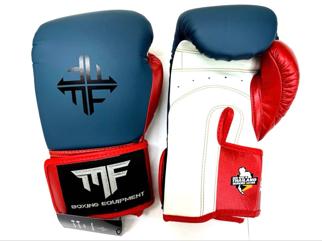 最終ラスト　新品　MF グローブ 8oz ネイビー　エムエフ　日本製グローブ仕様