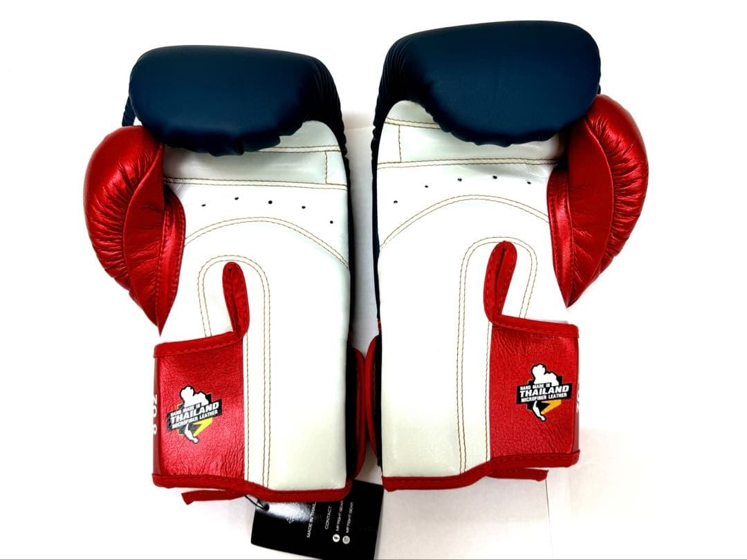 最終ラスト　新品　MF グローブ 8oz ネイビー　エムエフ　日本製グローブ仕様