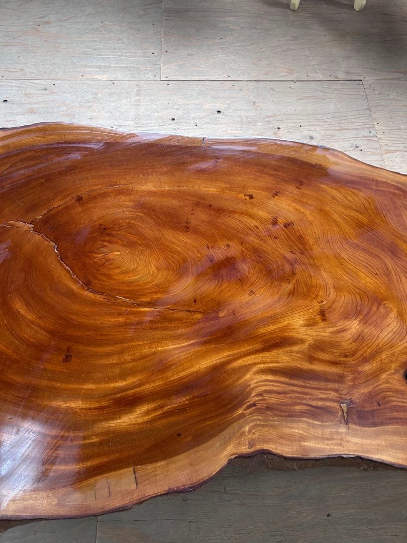 一枚板 座卓 ローテーブル 天然木 -305-