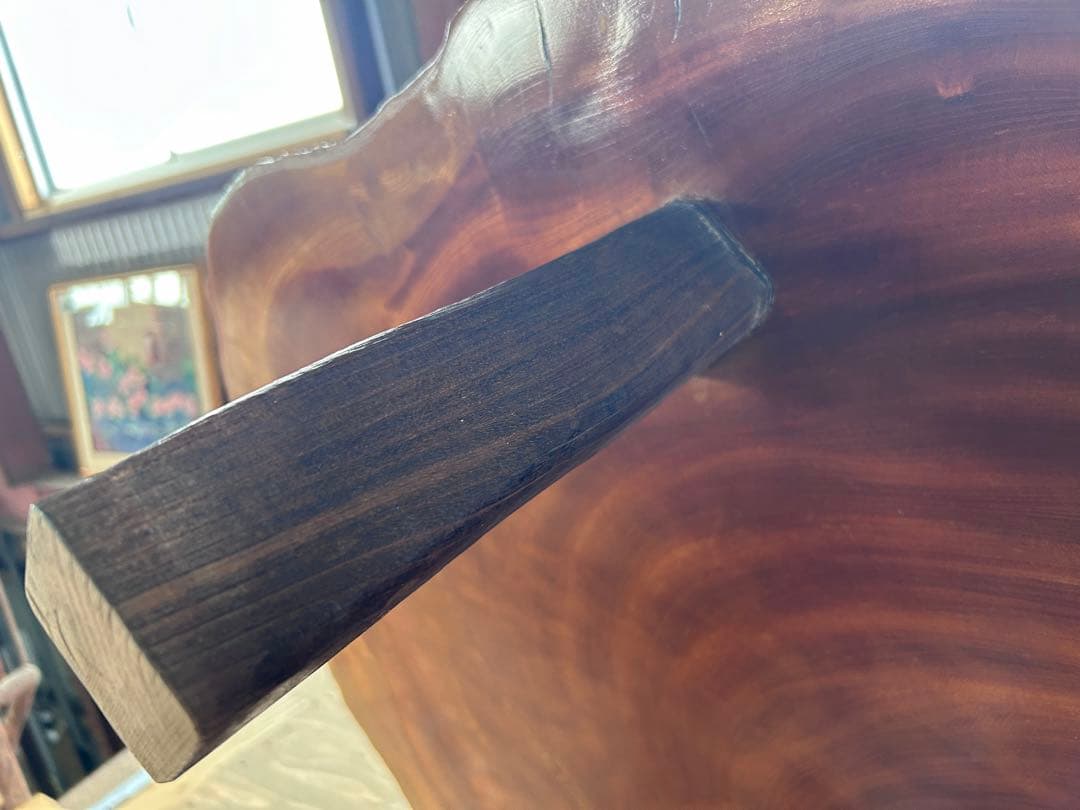 一枚板 座卓 ローテーブル 天然木 -305-